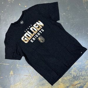 Las Vegas Golden Knights NHL Short Sleeve Shirt Large Retro Hockey ‘47